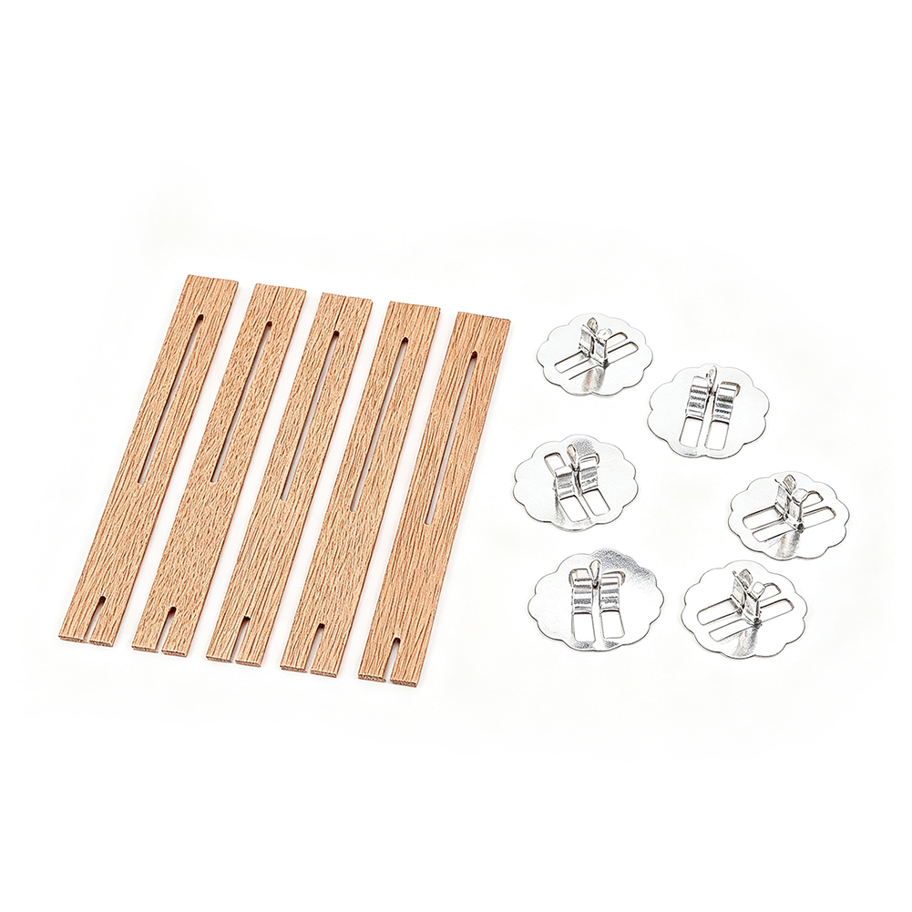 5pcs Natural Slotted Wooden Ca - Candle Supplies Beeswax review and price