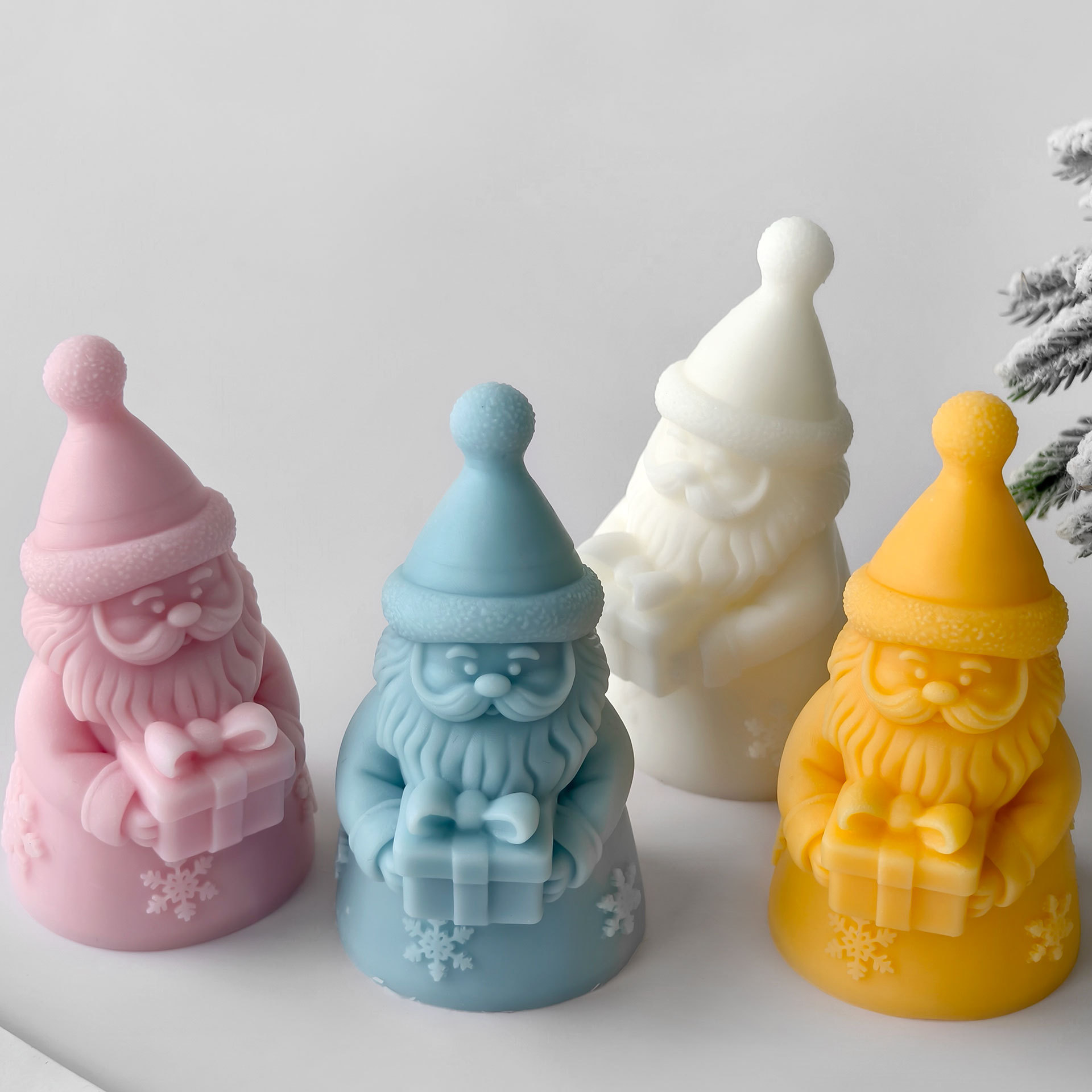 Santa Claus Gift Box Silicone  - Candle Supplies In Bulk review and price