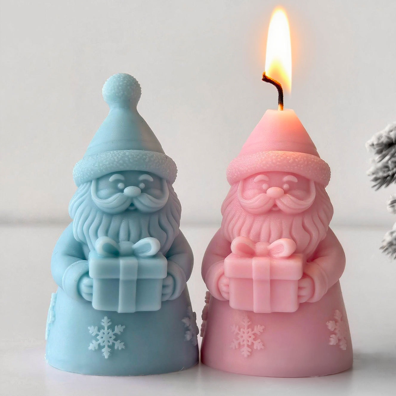Santa Claus Gift Box Silicone  - Candle Supplies In Bulk review and price