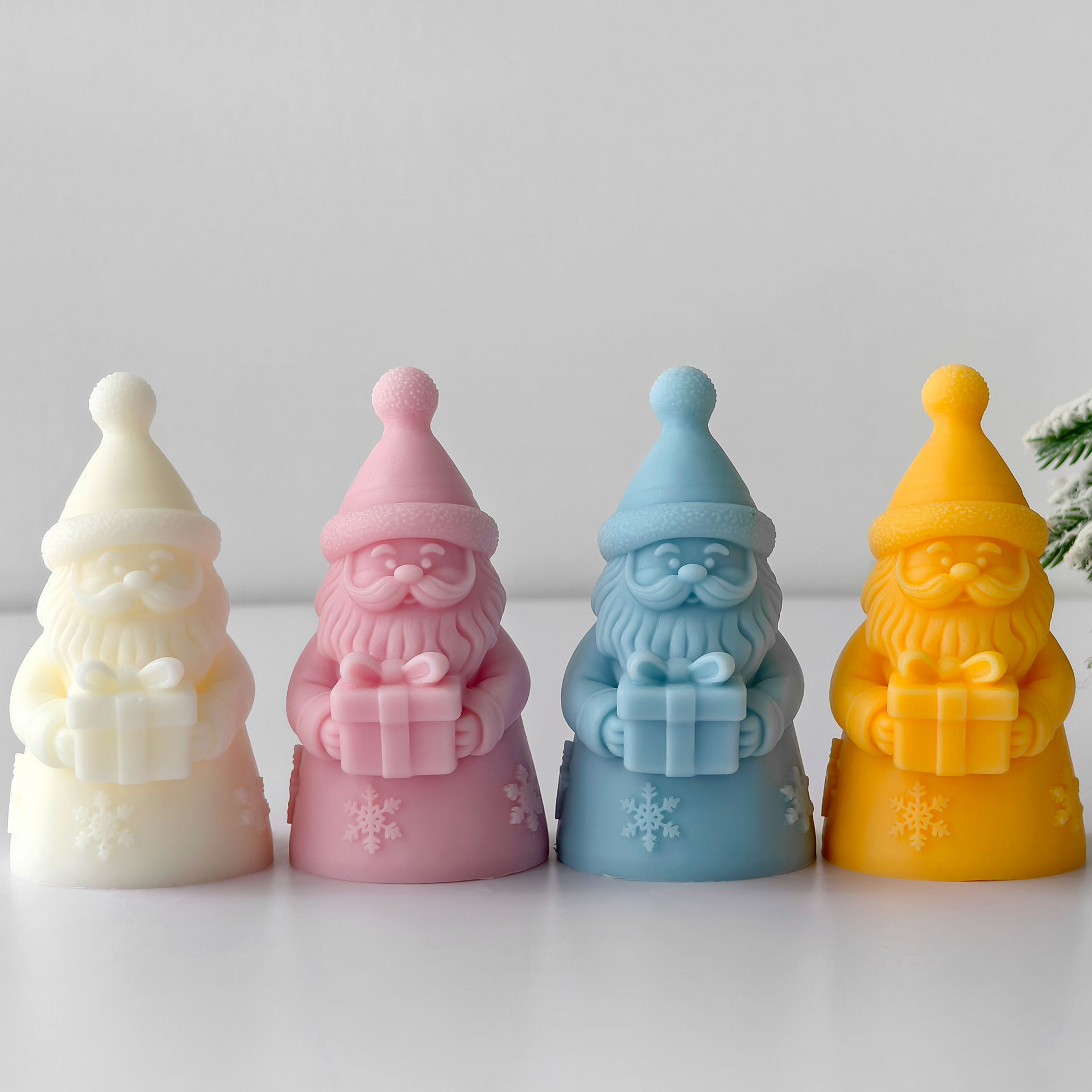 Santa Claus Gift Box Silicone  - Candle Supplies In Bulk review and price