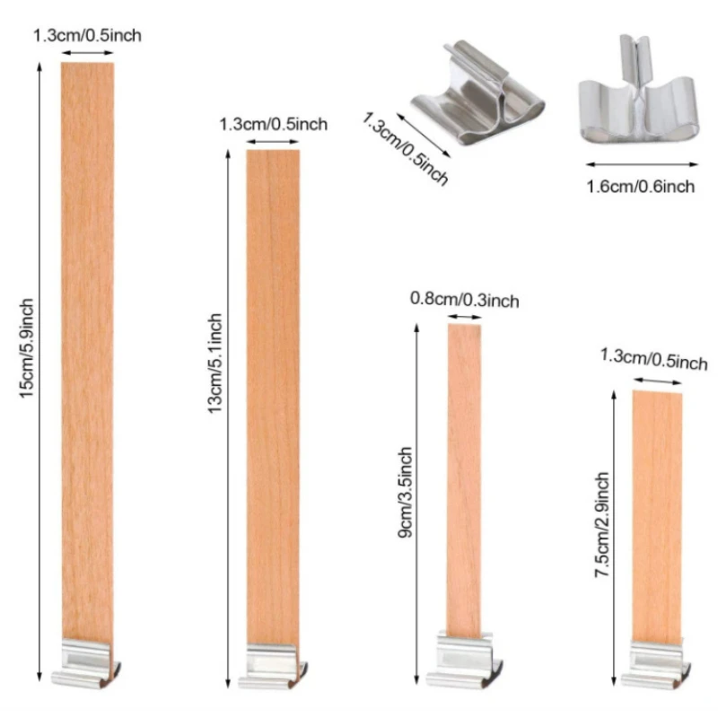 30pcs High Quality Wooden Cand - Candle Supplies Beeswax review and price