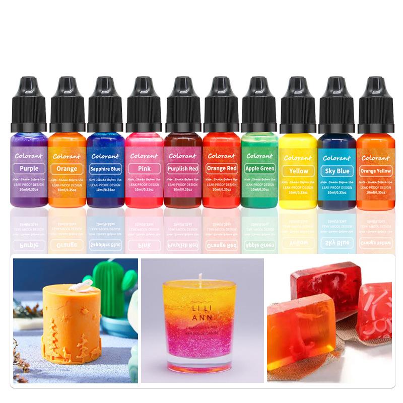 20 Colors 10ml Candle Wax Pigm - Candle Supplies Beeswax review and price
